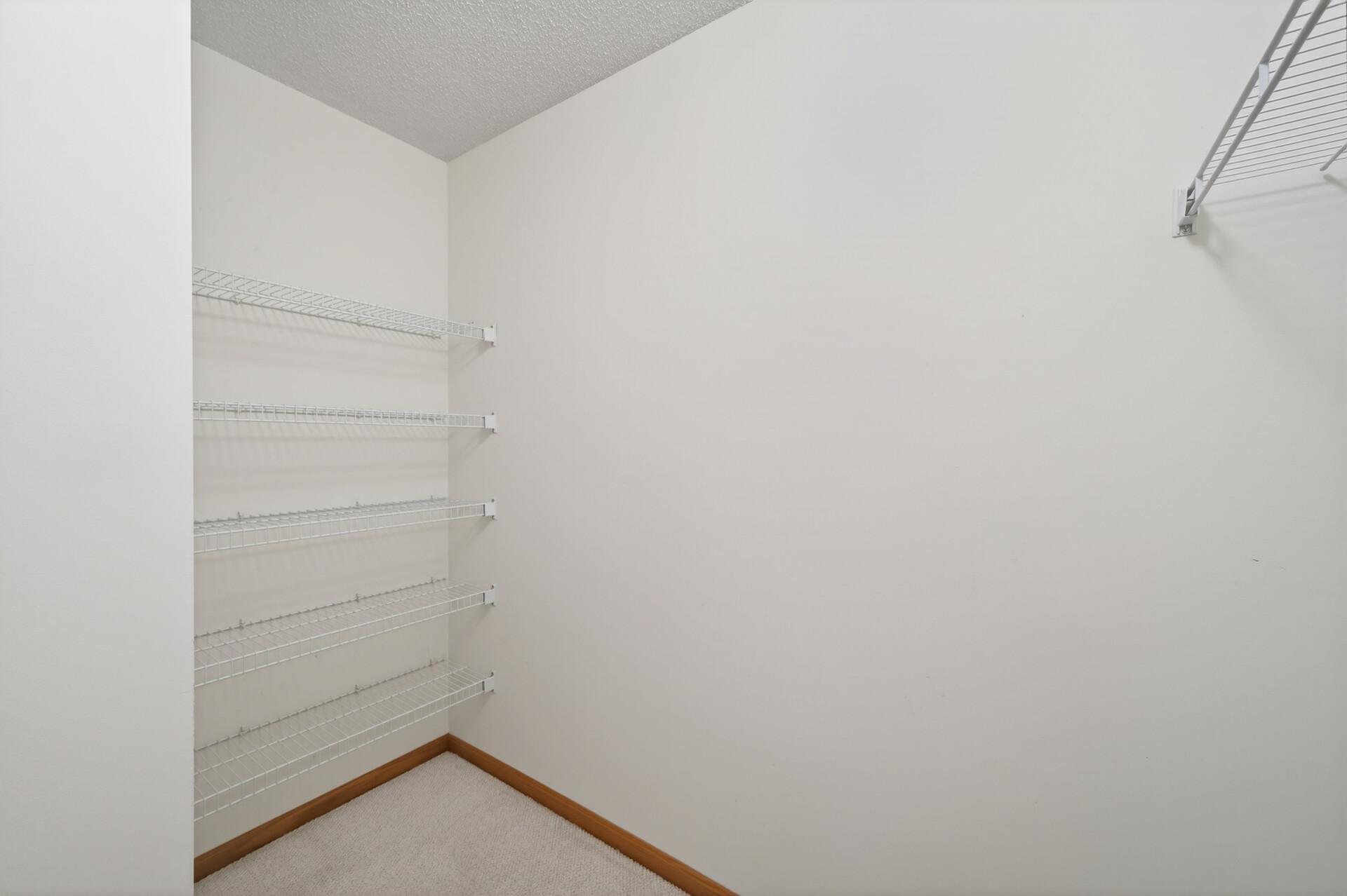 Foyer walk-in closet!