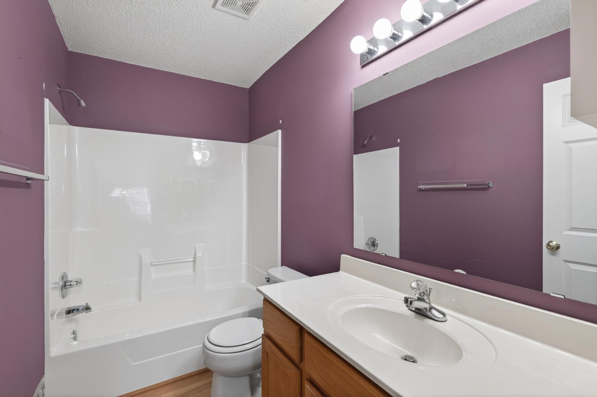 Hall Bath is a full bath