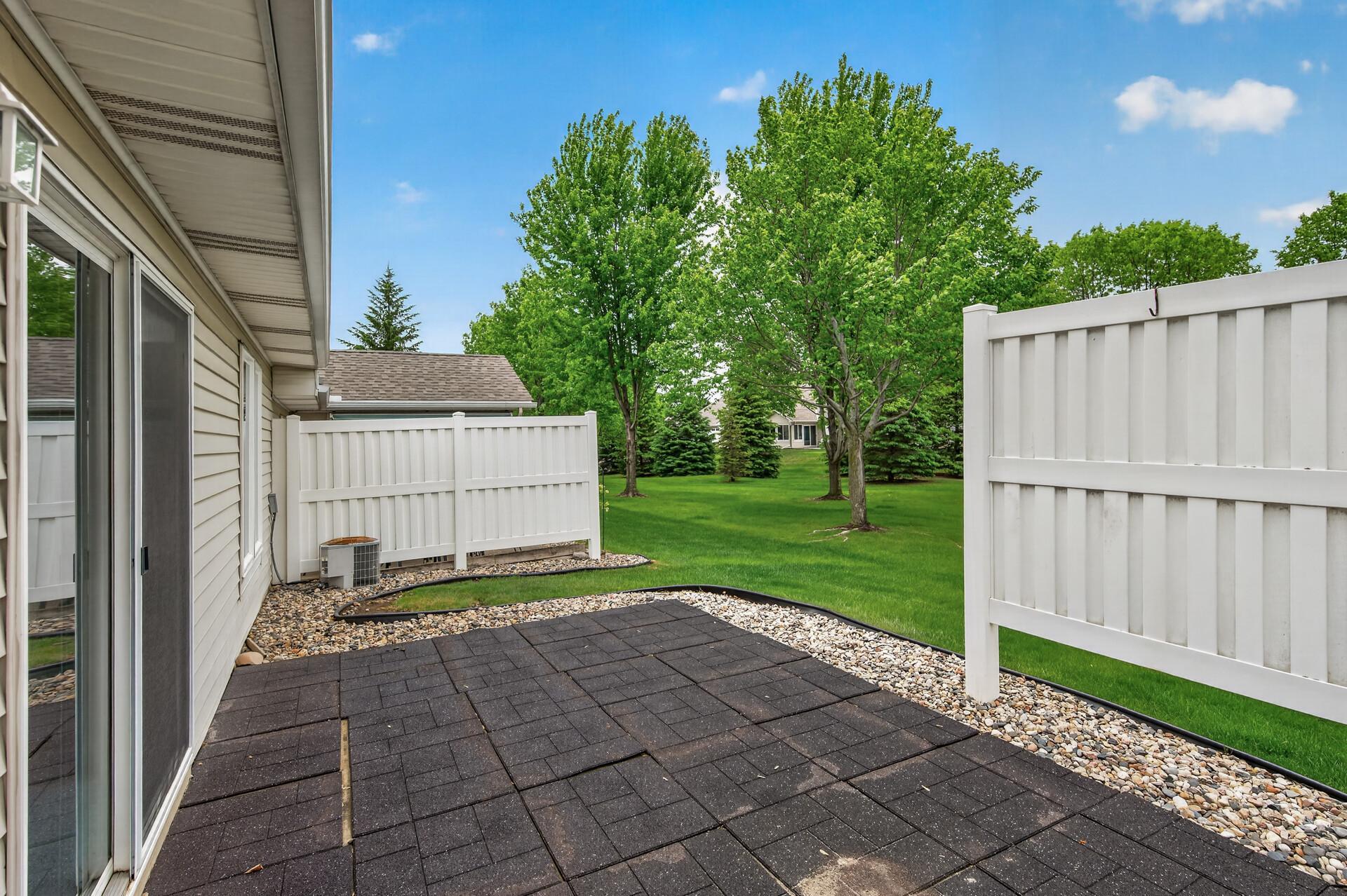 Private patio