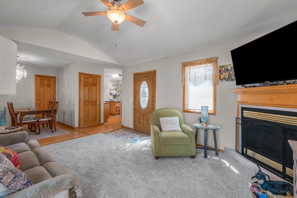 Living Room, Dining Room, Kitchen entrance and back door