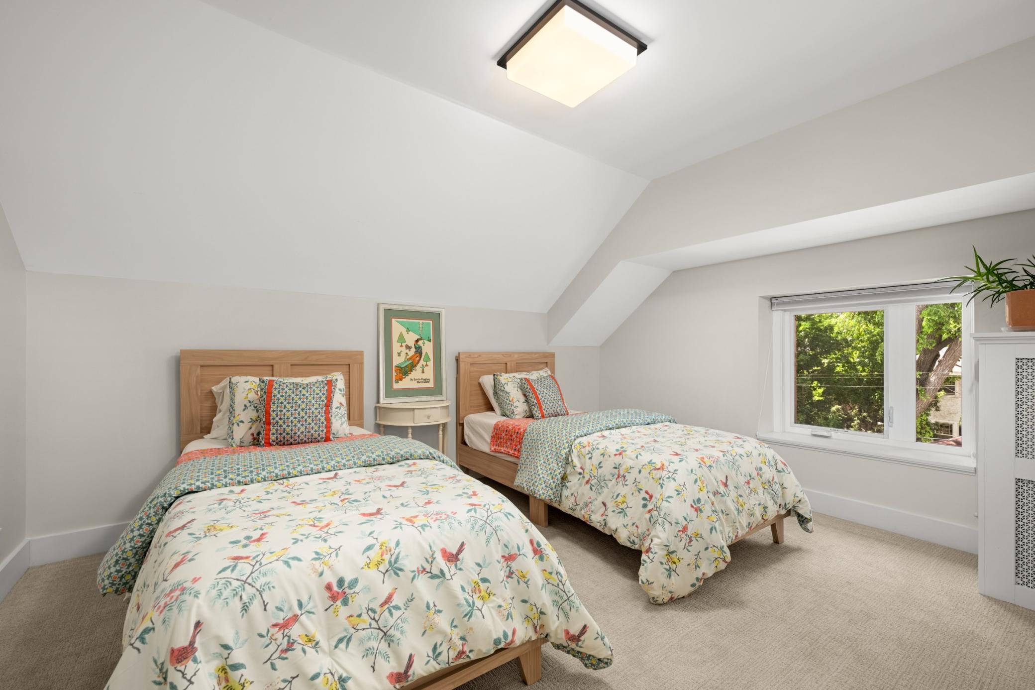 2nd Bedroom on the third floor.
