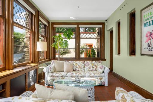 Main floor sunroom.