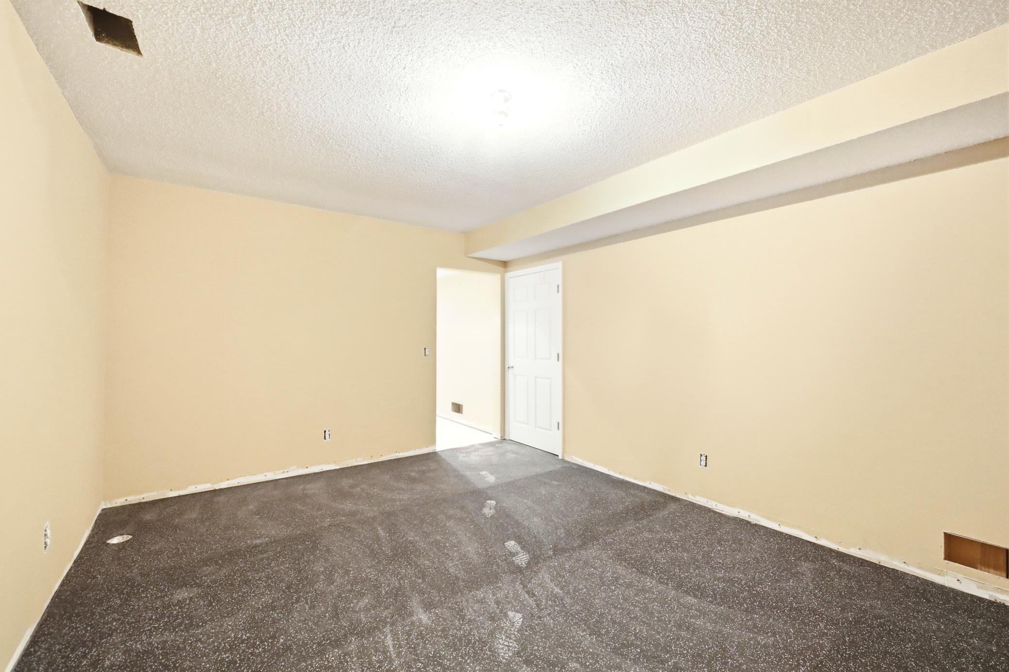 Basement with future carpeting