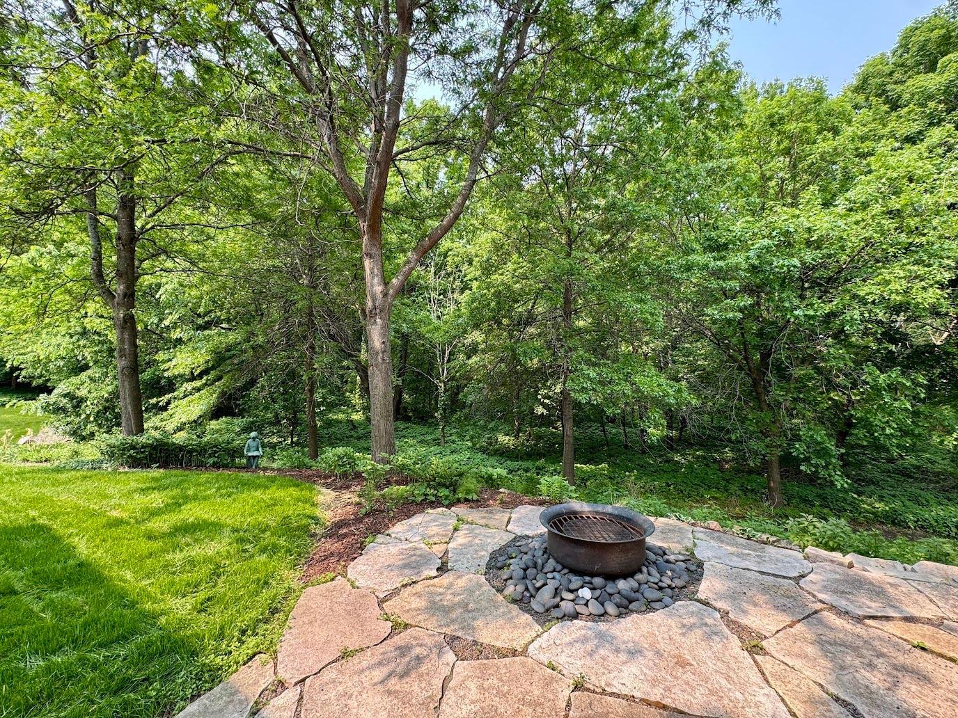 PRIVATE PATIO OVERLOOKING BACK YARD