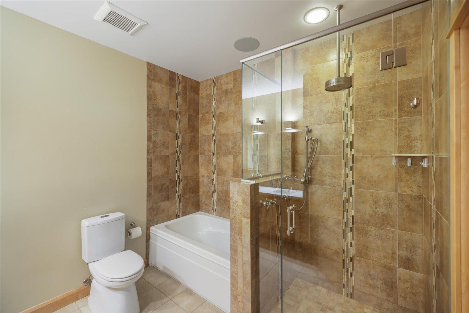 Master bath - separate shower