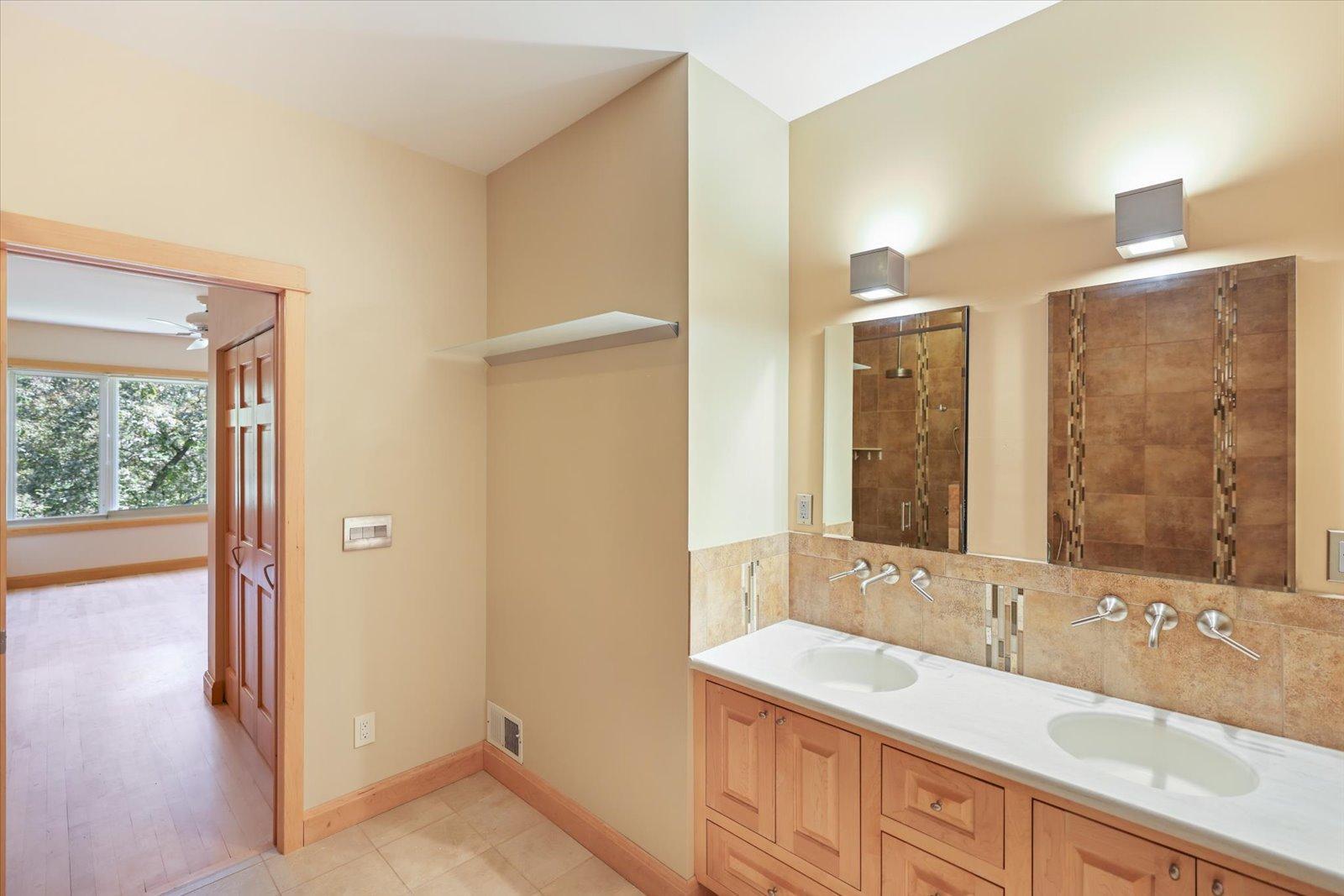Master bath - double sink