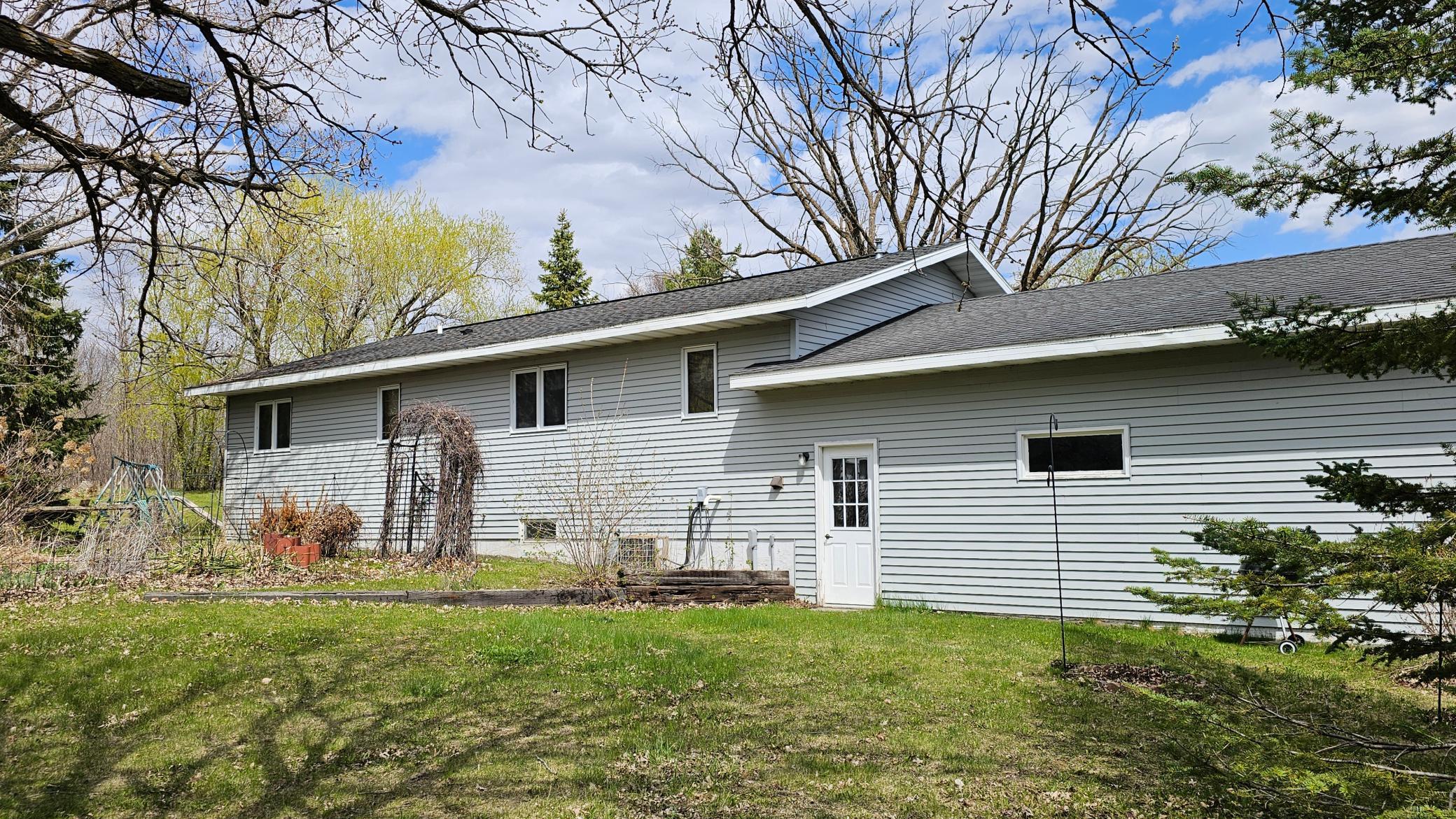 Back of house / attached garage