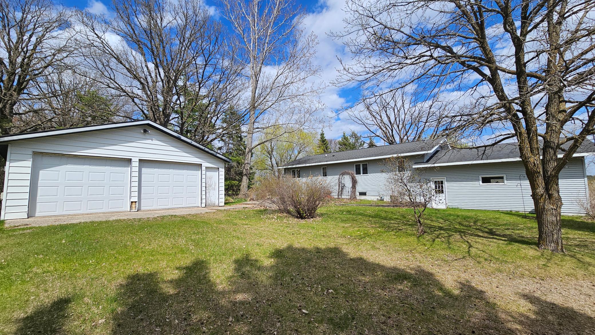 Back of house / Detached Garage