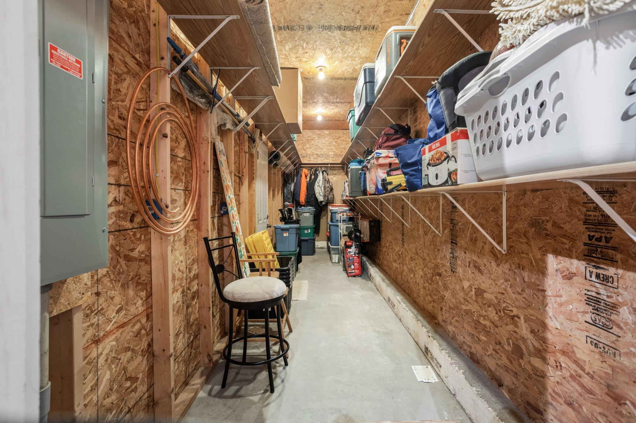 HUGE Storage Area Off Garage