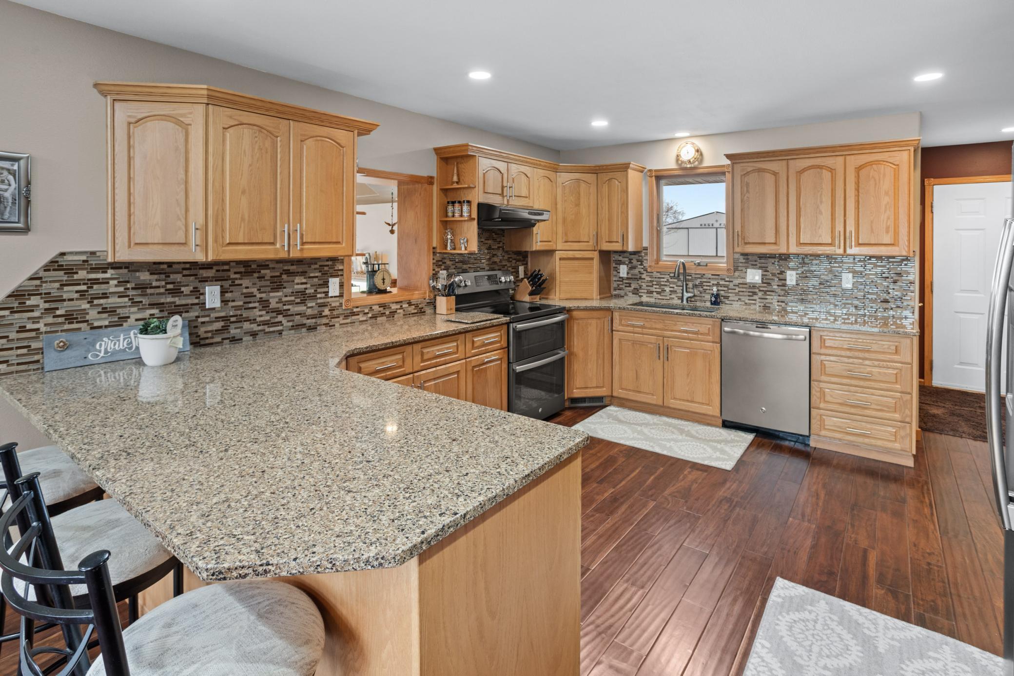 Huge Custom Country Kitchen and Cambria Quartz Counters