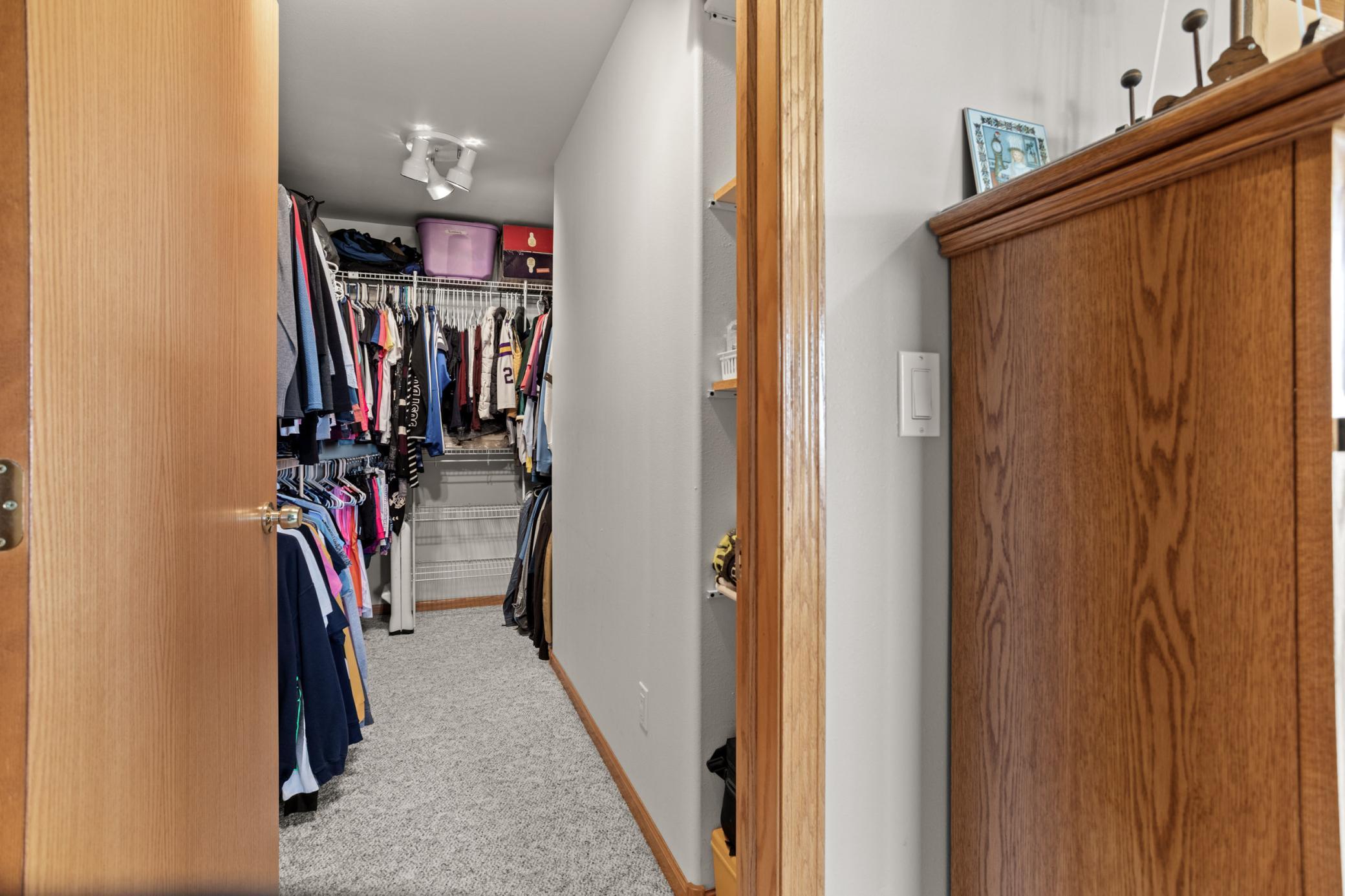 Primary Walk In Closet