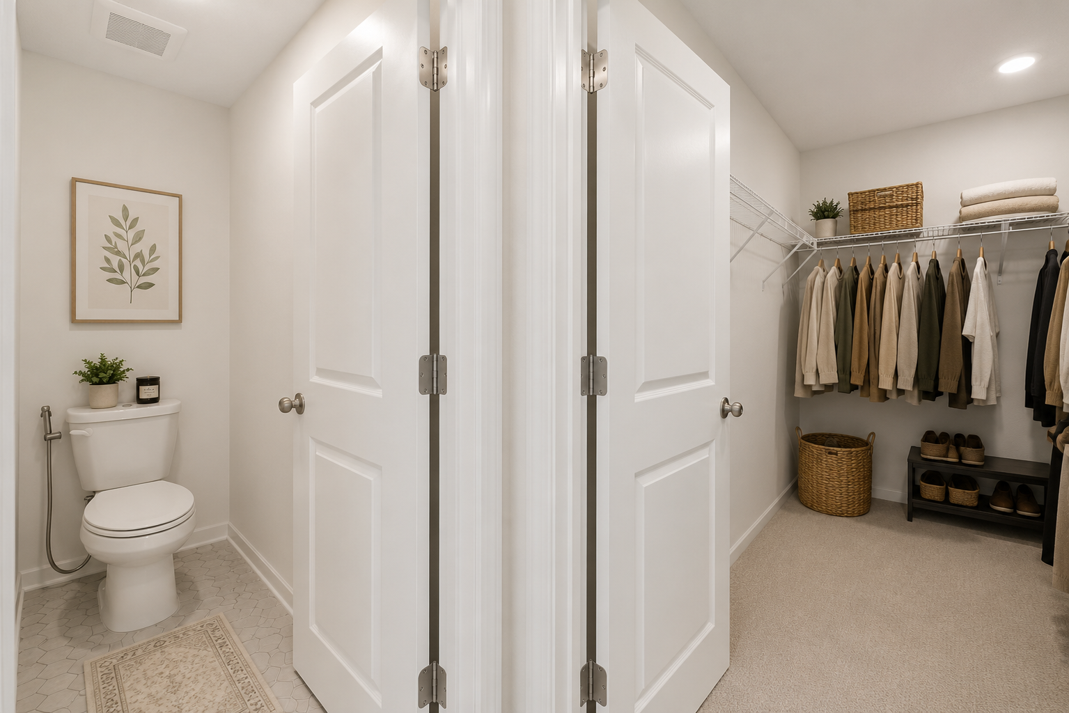 Large ensuite bath, with large walk-in closet-VS