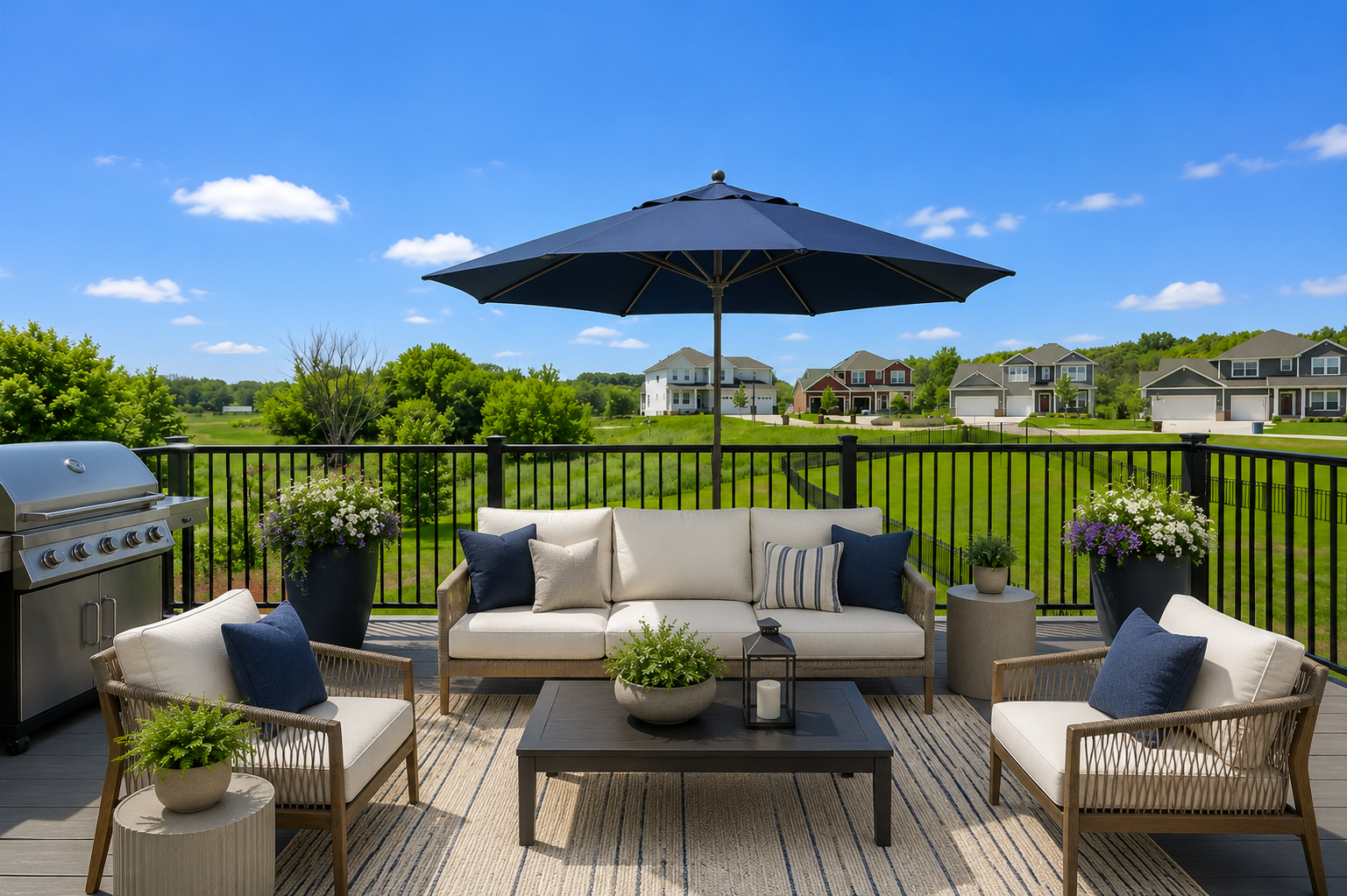 Large back maintenance free deck-VS
