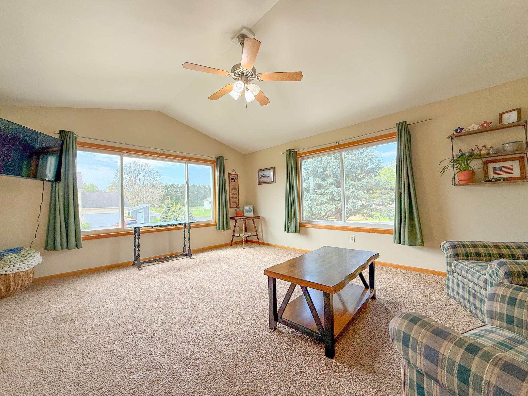 Upper level living room