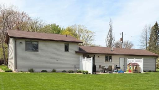 Back of home w/patio
