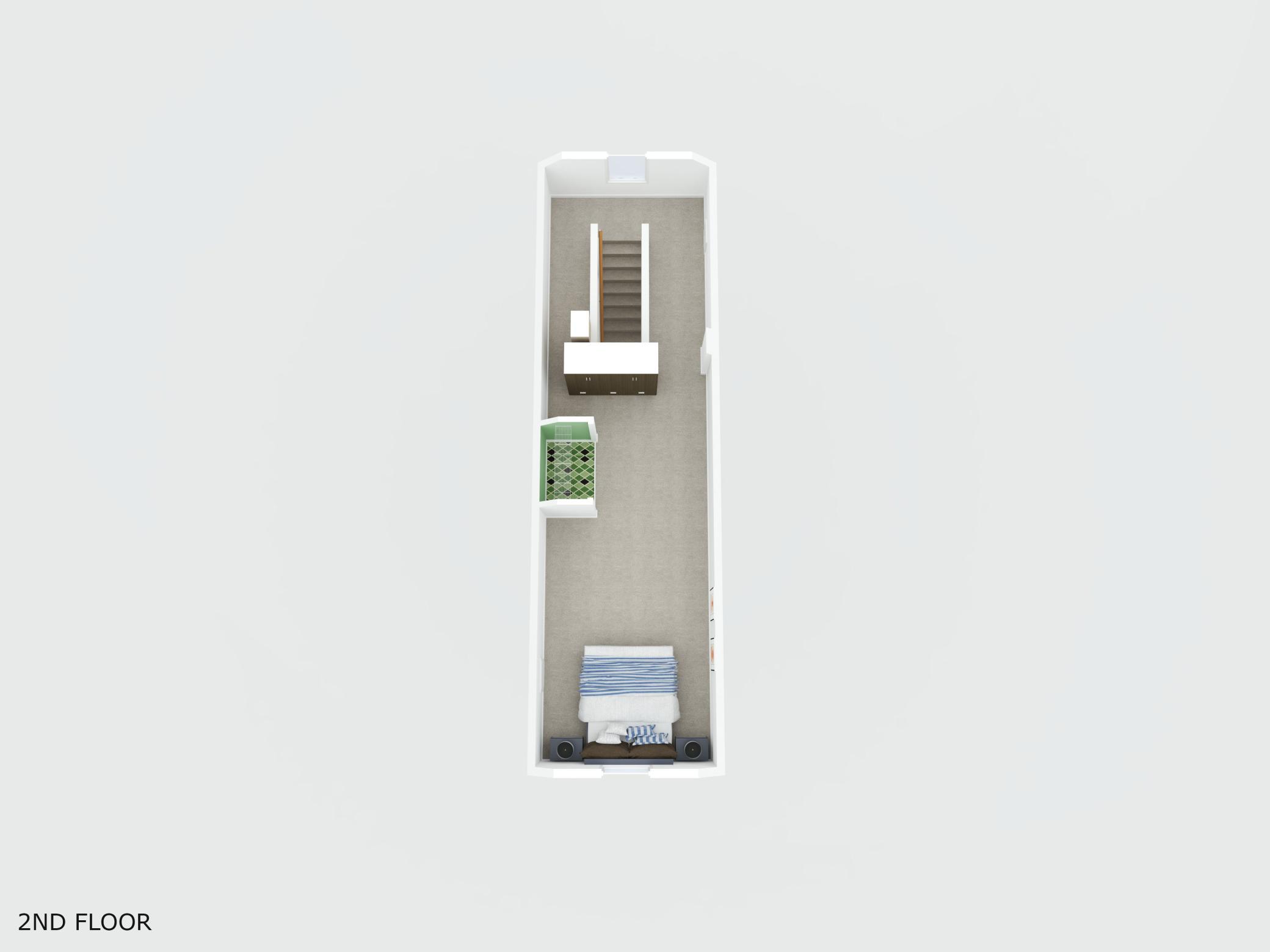 Upper 3D Floor Plan