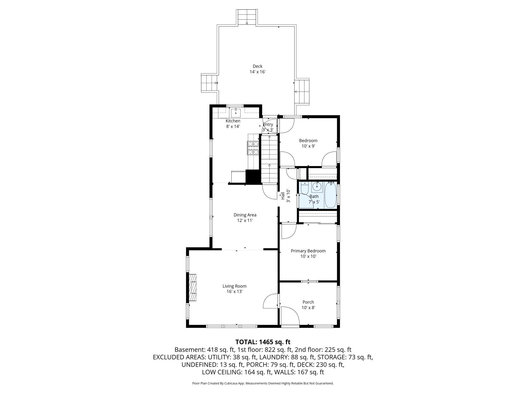 Main Level Floor Plan