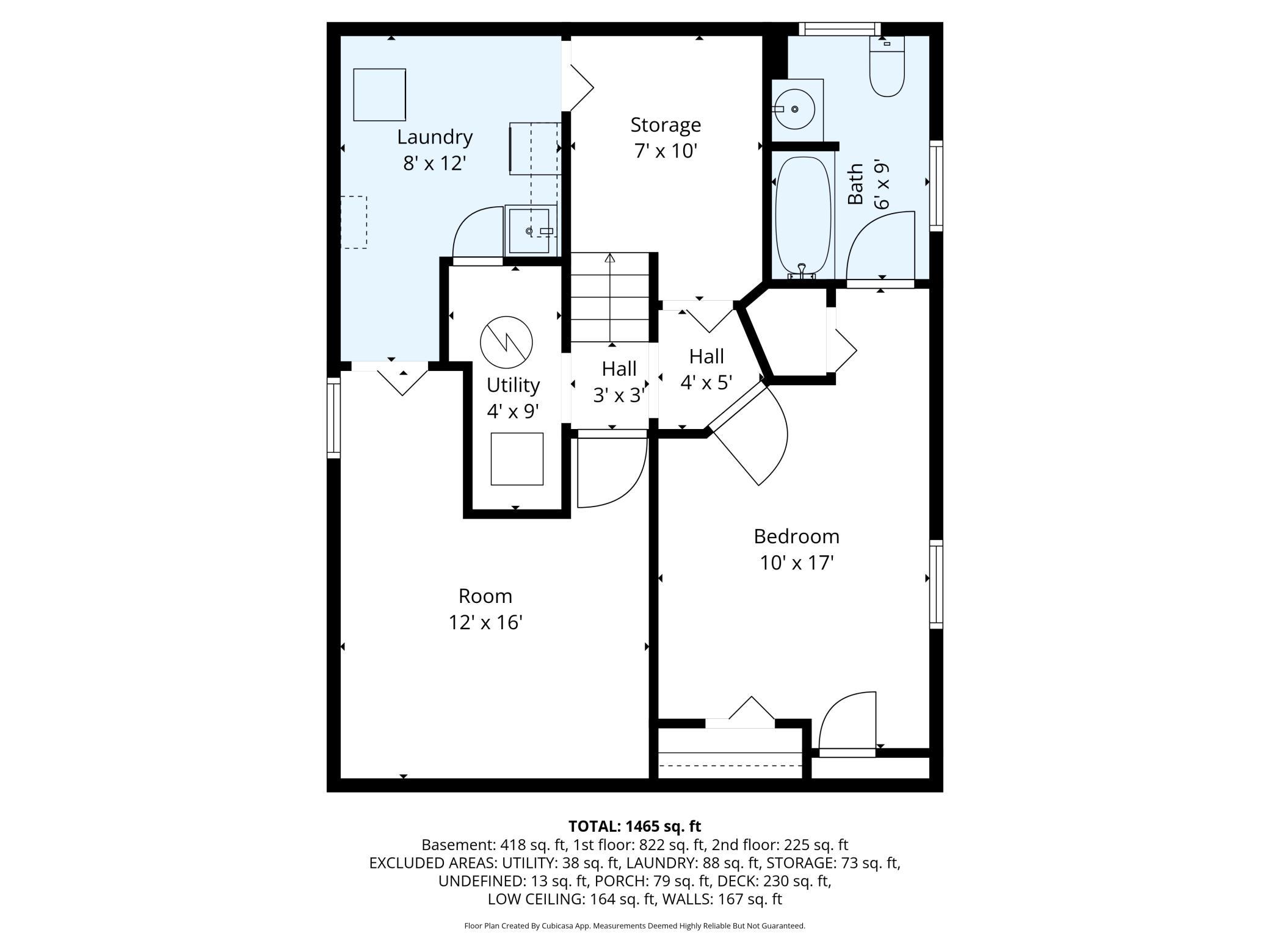 Basement Level Floor Plan