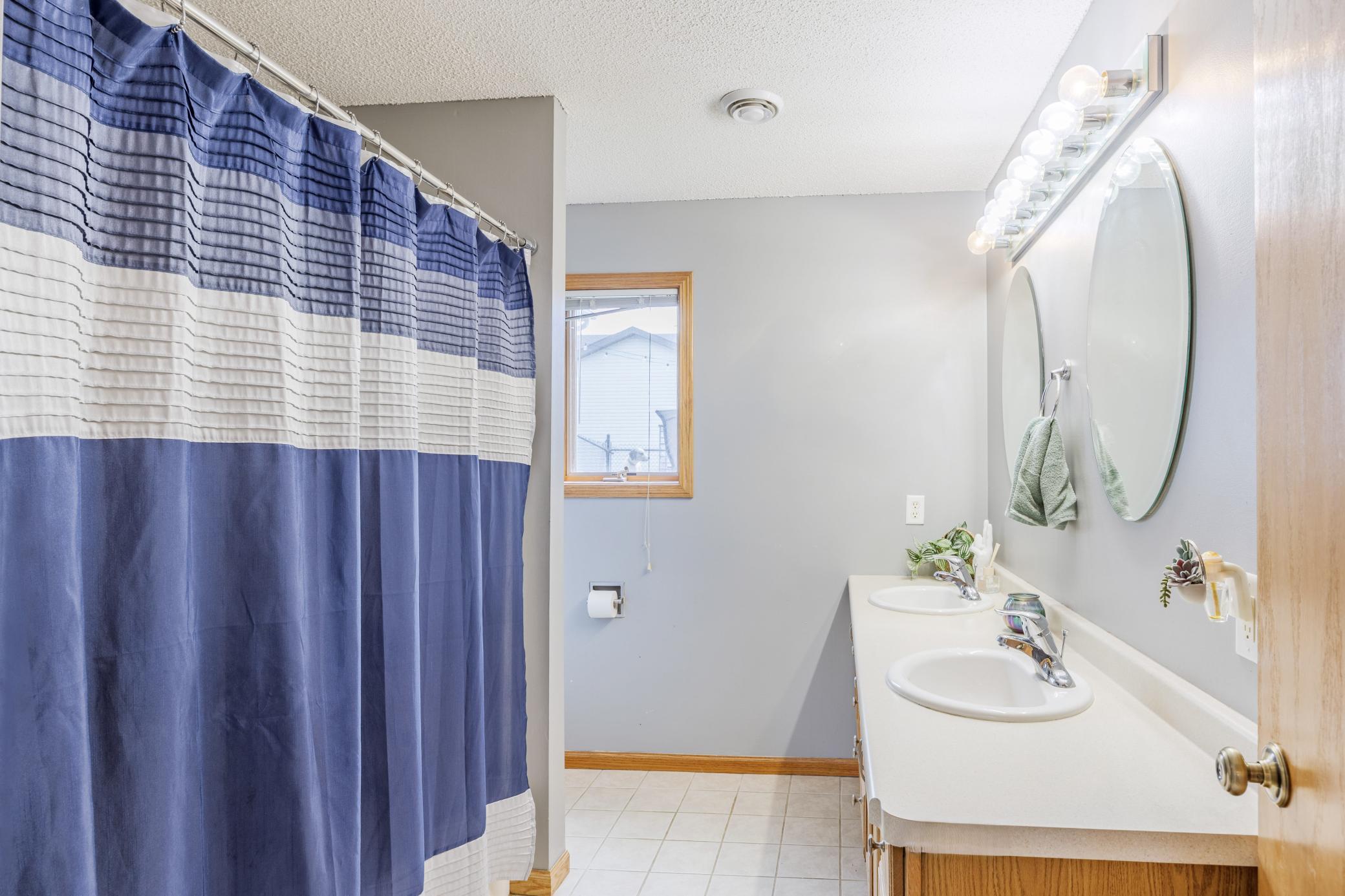 Double sinks and more natural light.
