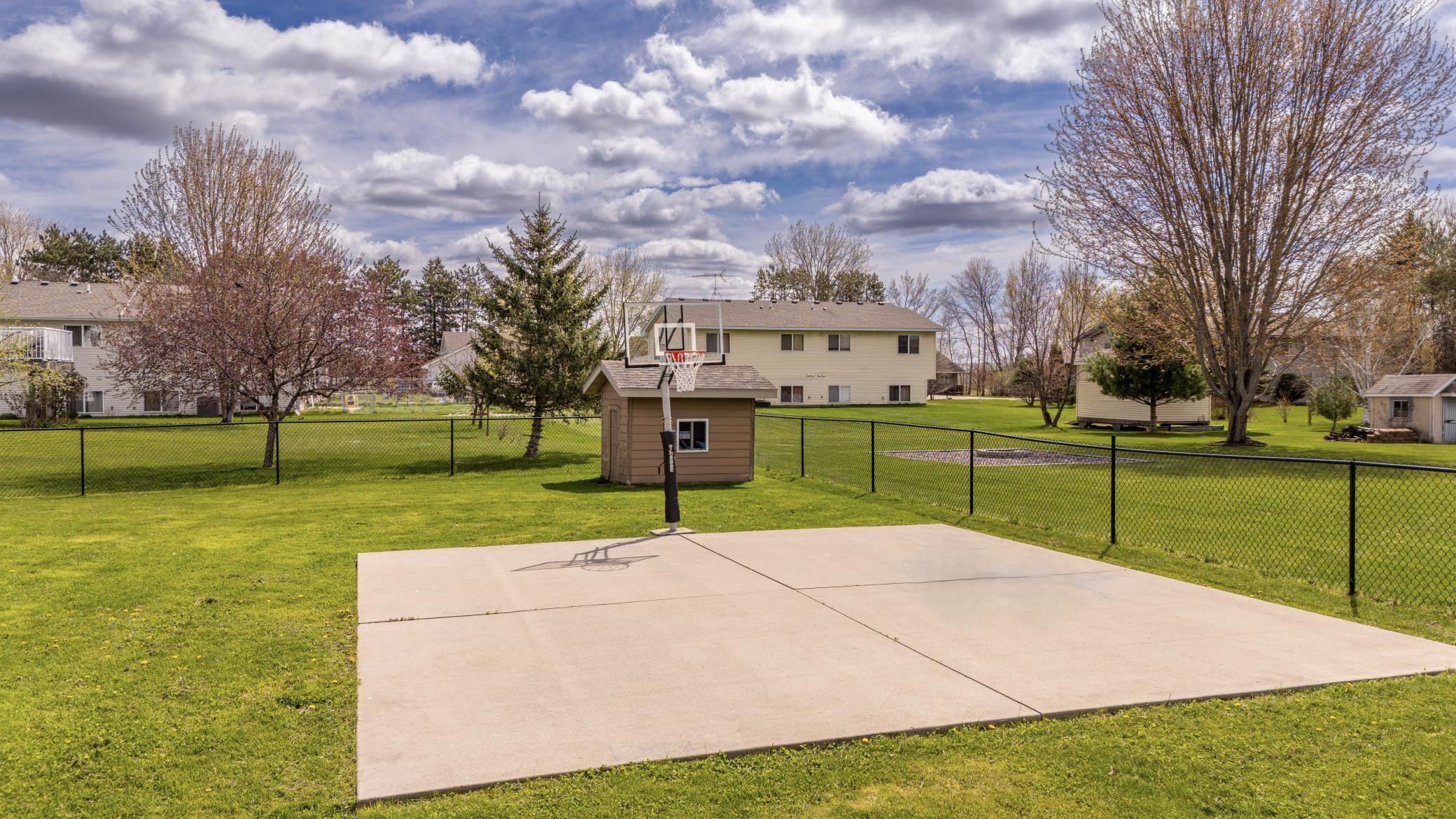 Your own private basketball court