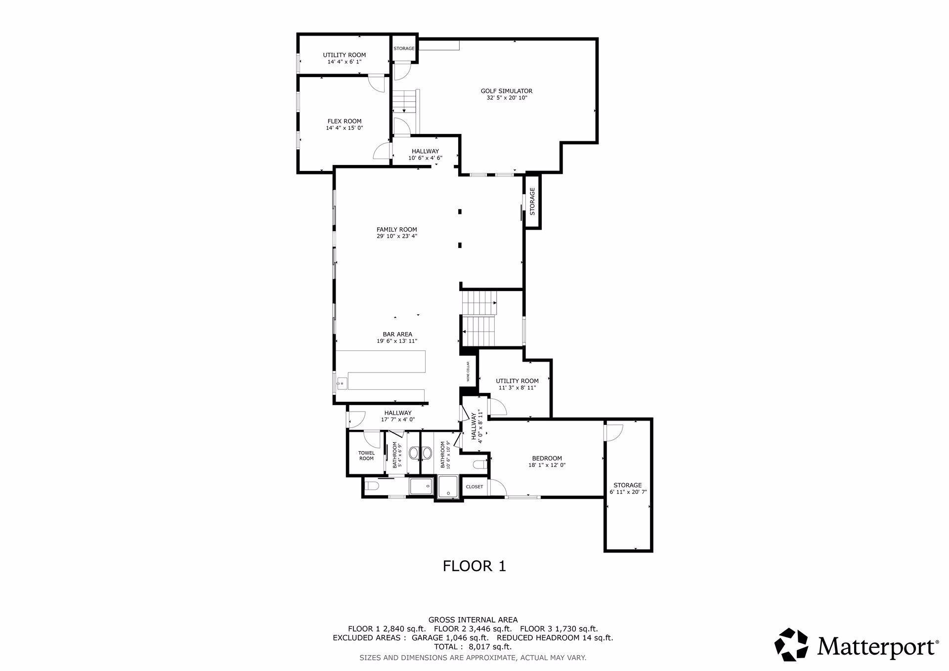 Floor plan- Lower Level