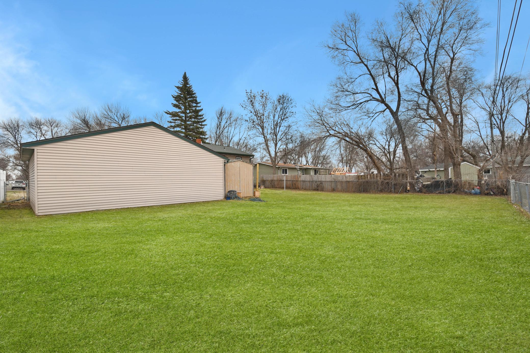 Large Back Yard