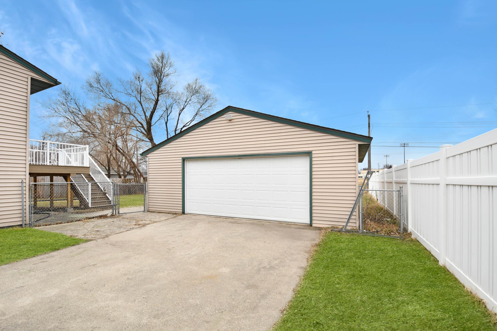 Extra Large Double Garage