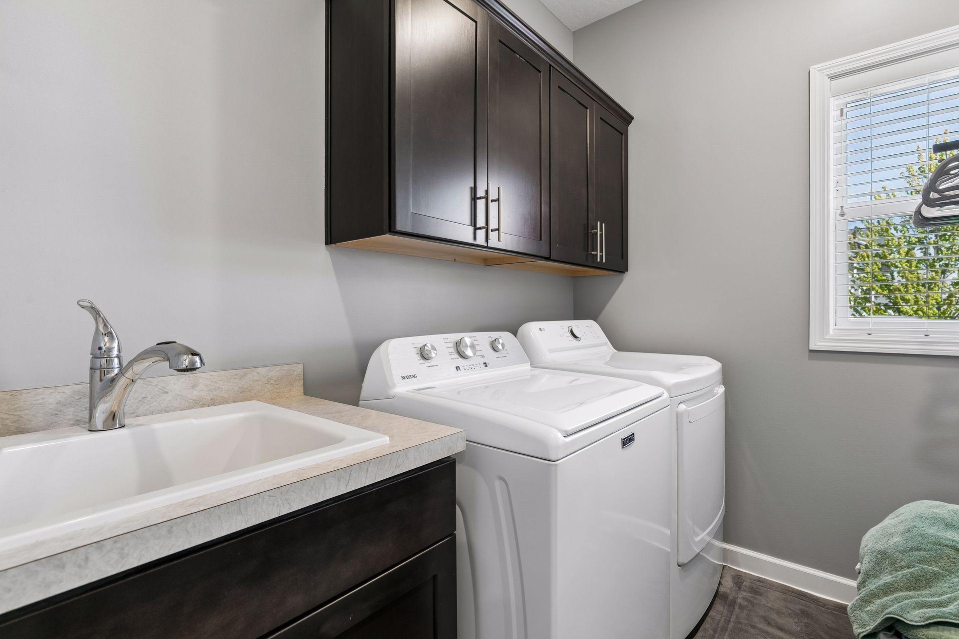 Main floor laundry room.
