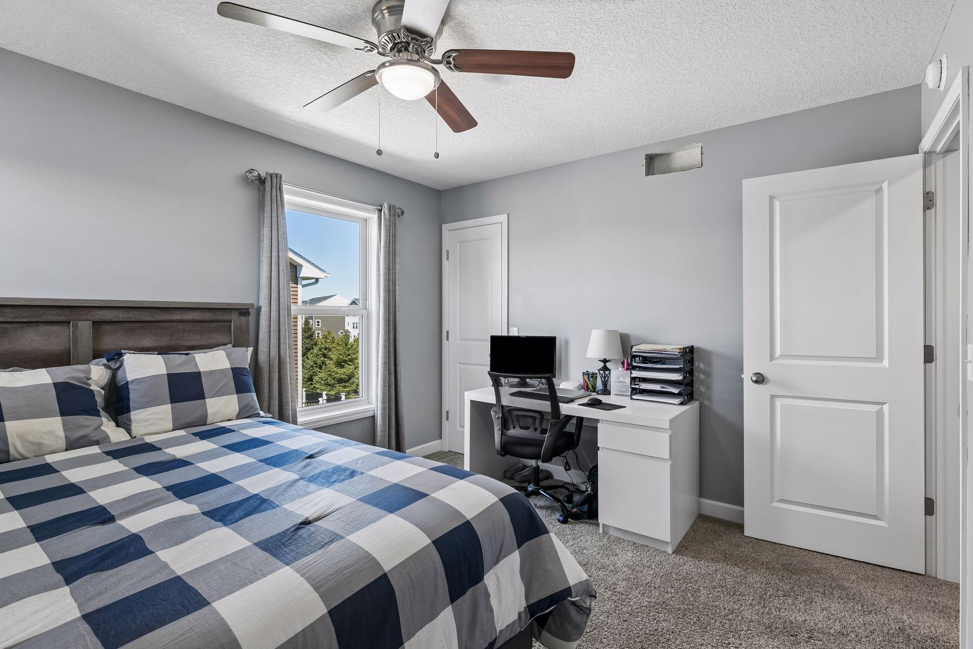 The upper level includes three additional generously sized bedrooms, besides the primary suite.