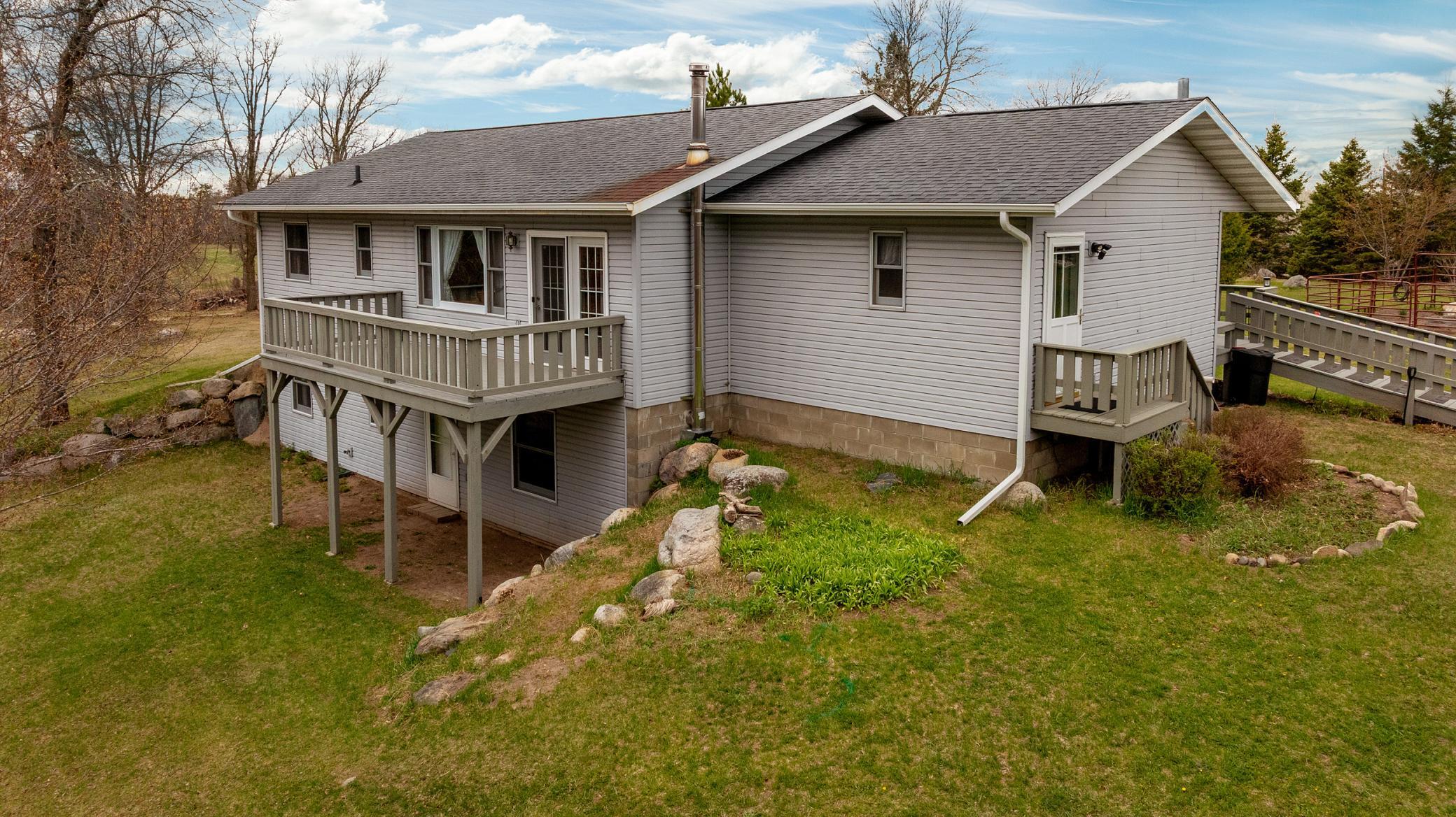 Deck off back