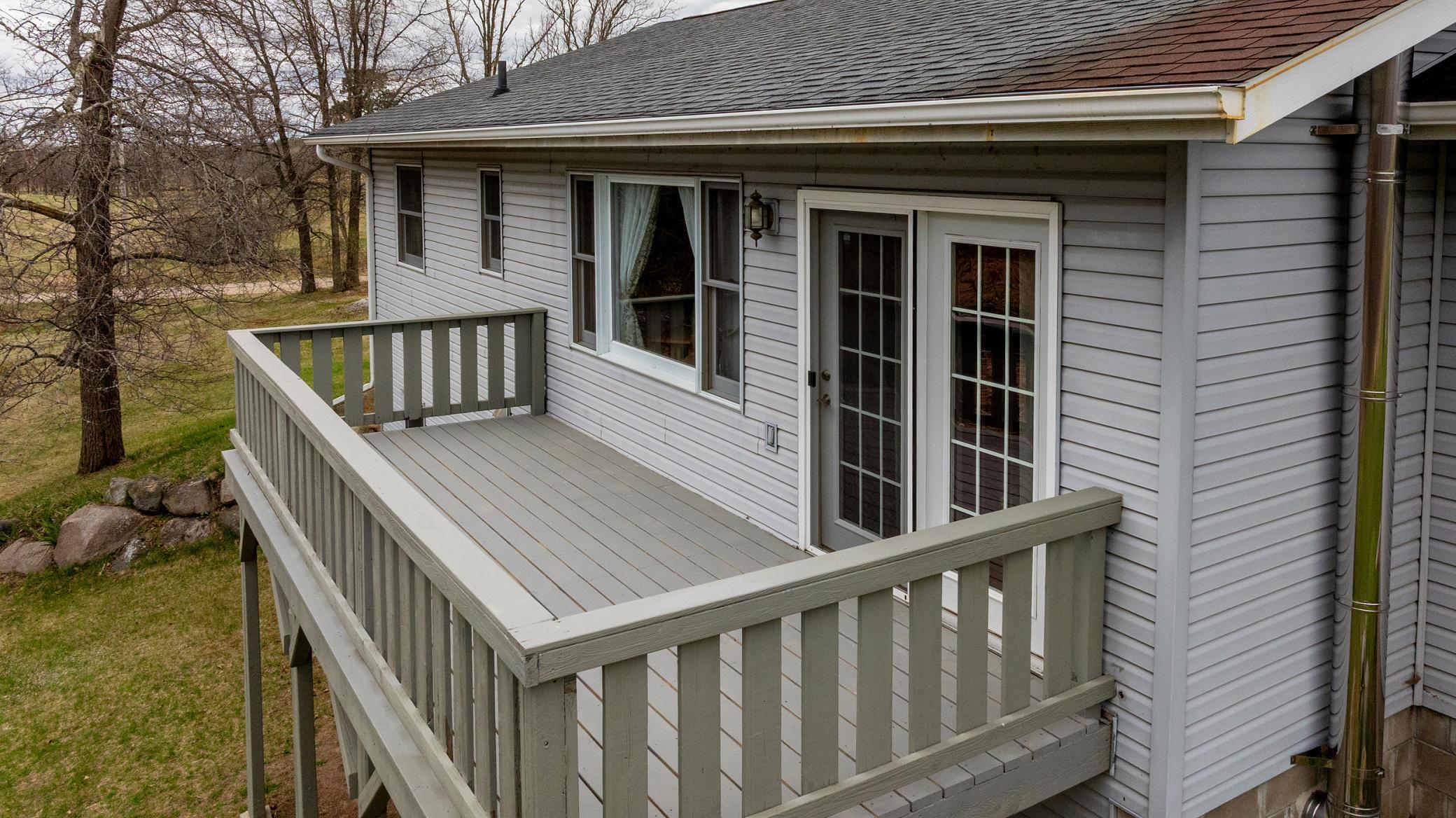 Deck off living room