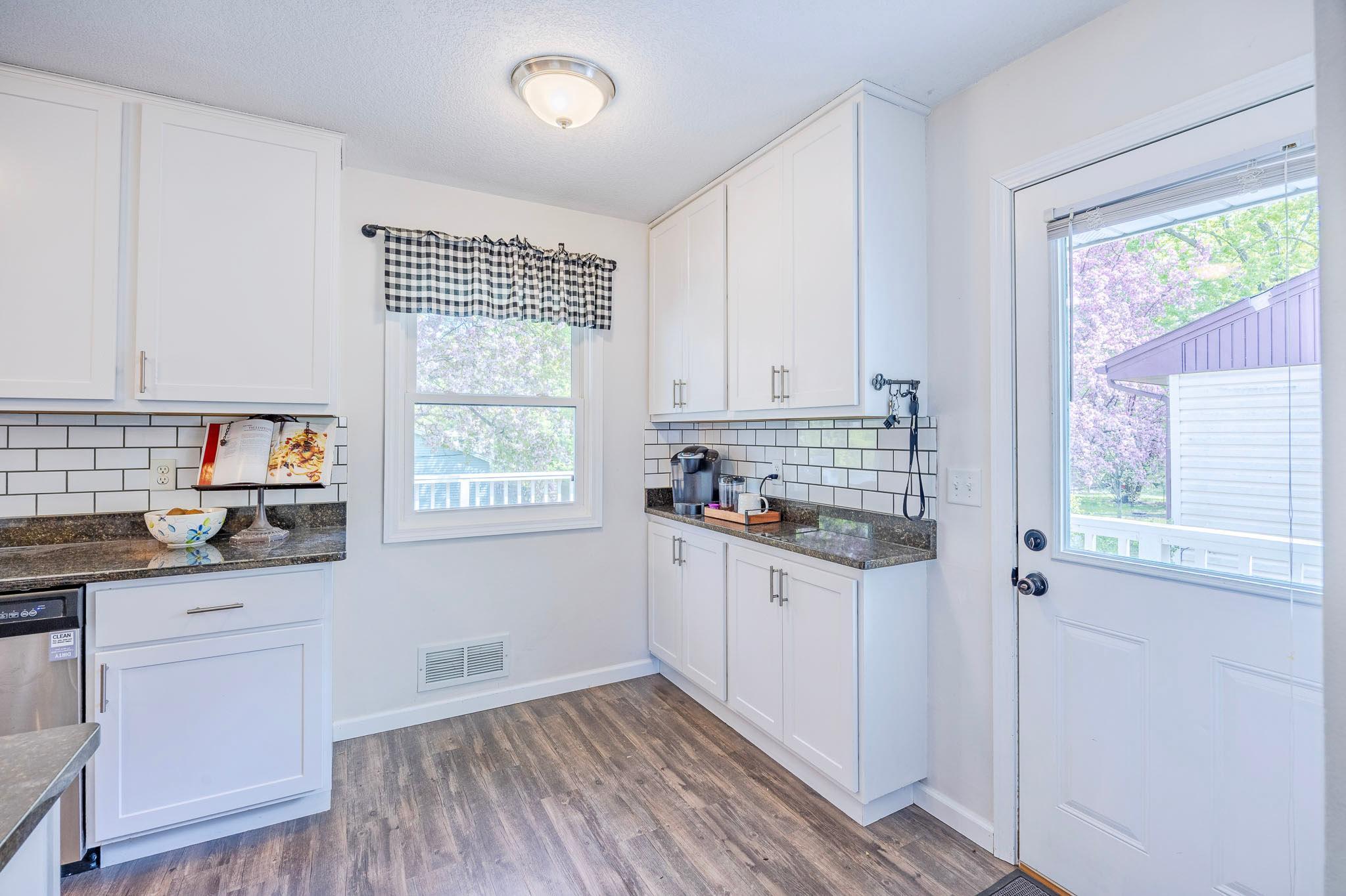 Lots of light and Storage in the Kitchen!