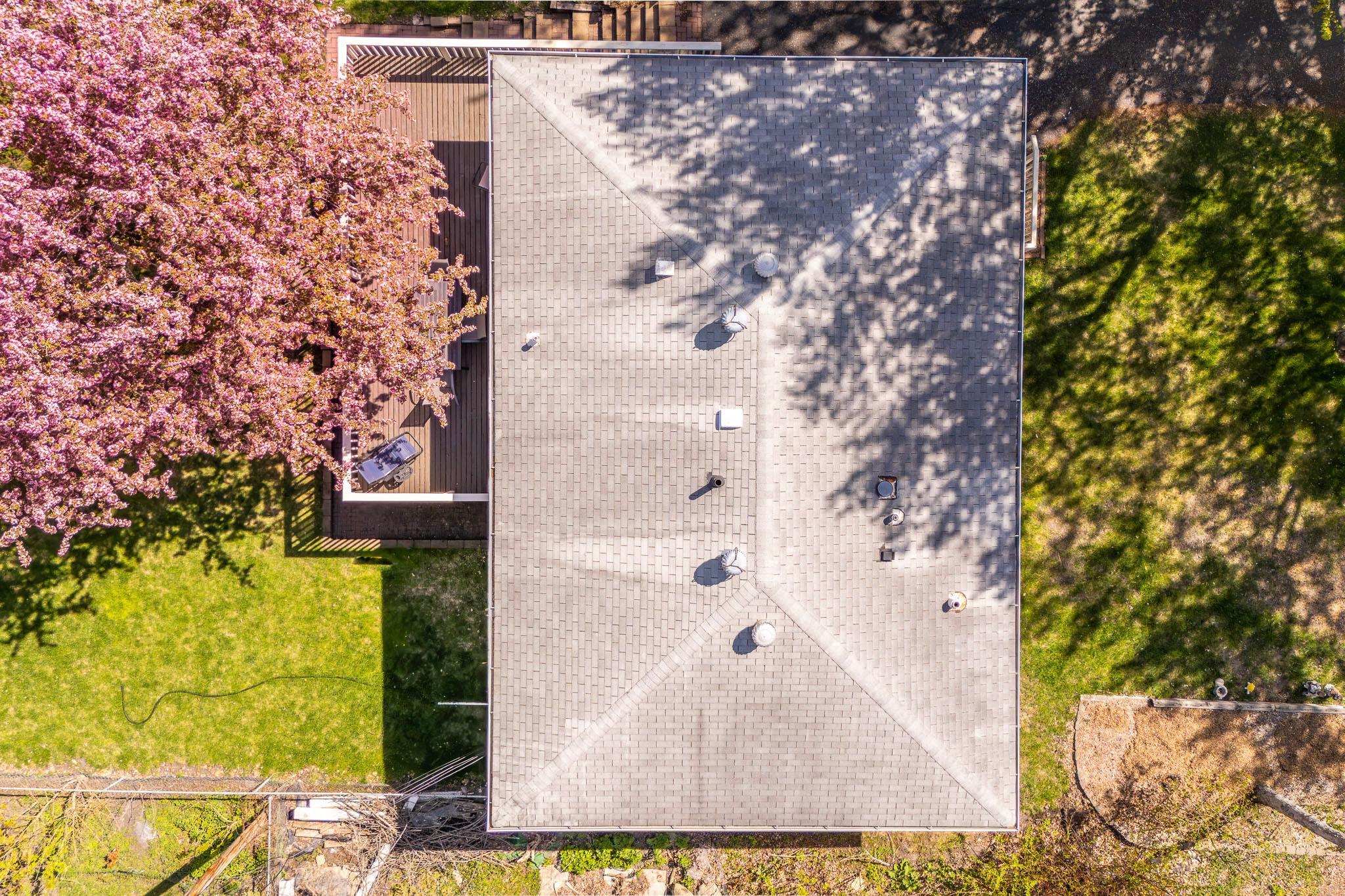 Top view of house