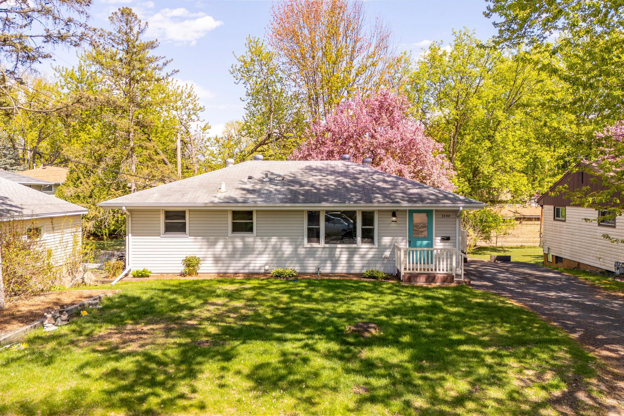 Rambler with large front yard!