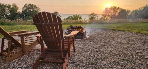 Picture yourself relaxing by the fire with friends and family while enjoying beautiful sunsets over Lake Waconia. Pass the marshmallows, please.