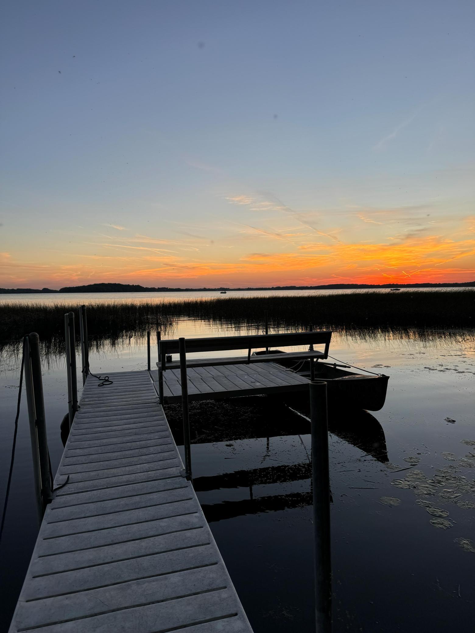 Another great place to watch the sunsets over the lake.