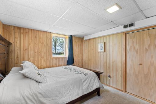 Both of the lower level bedrooms are east facing and get a lot of natural light through the egress windows.