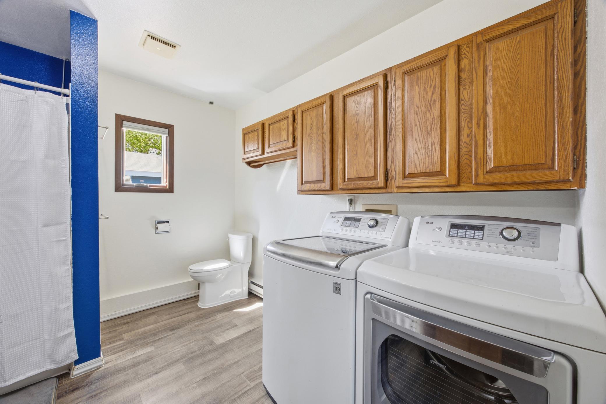 Laundry in Bathroom