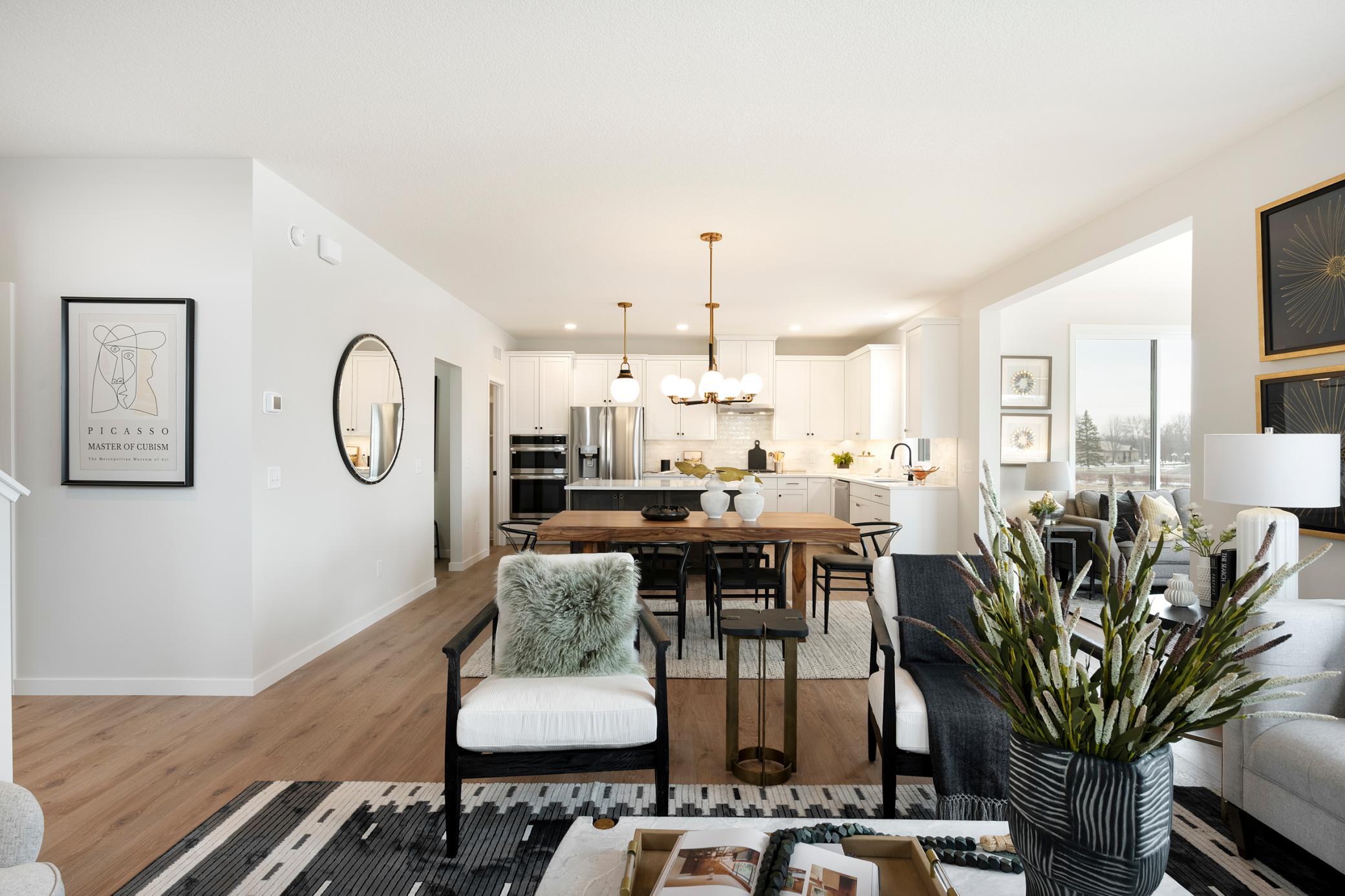 Photos of a previously build Model Home.