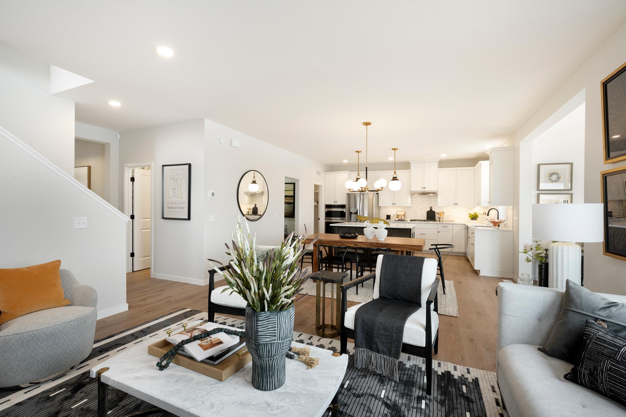 Photos of a previously build Model Home.