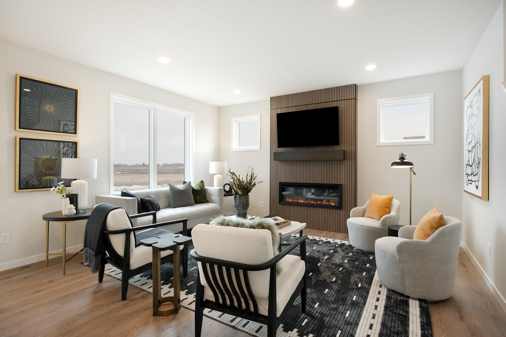 Photos of a previously build Model Home.