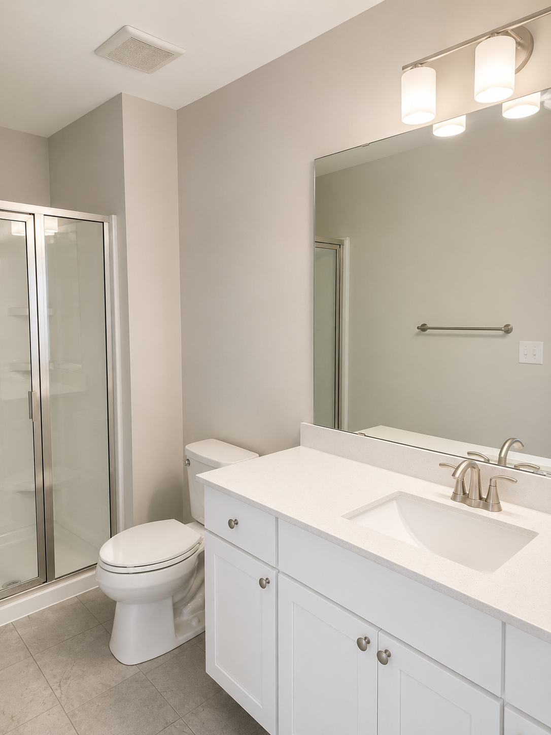 Lower level bathroom