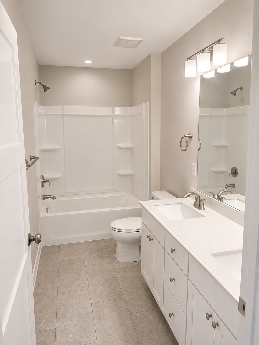 Upper level bathroom