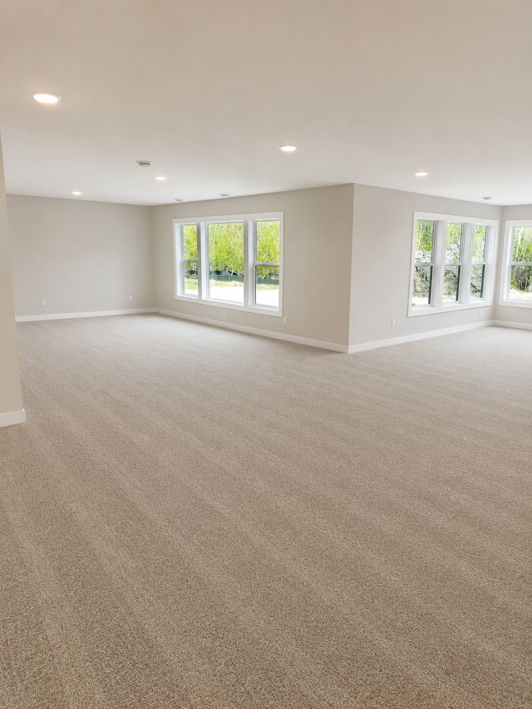Lower level family and game room
