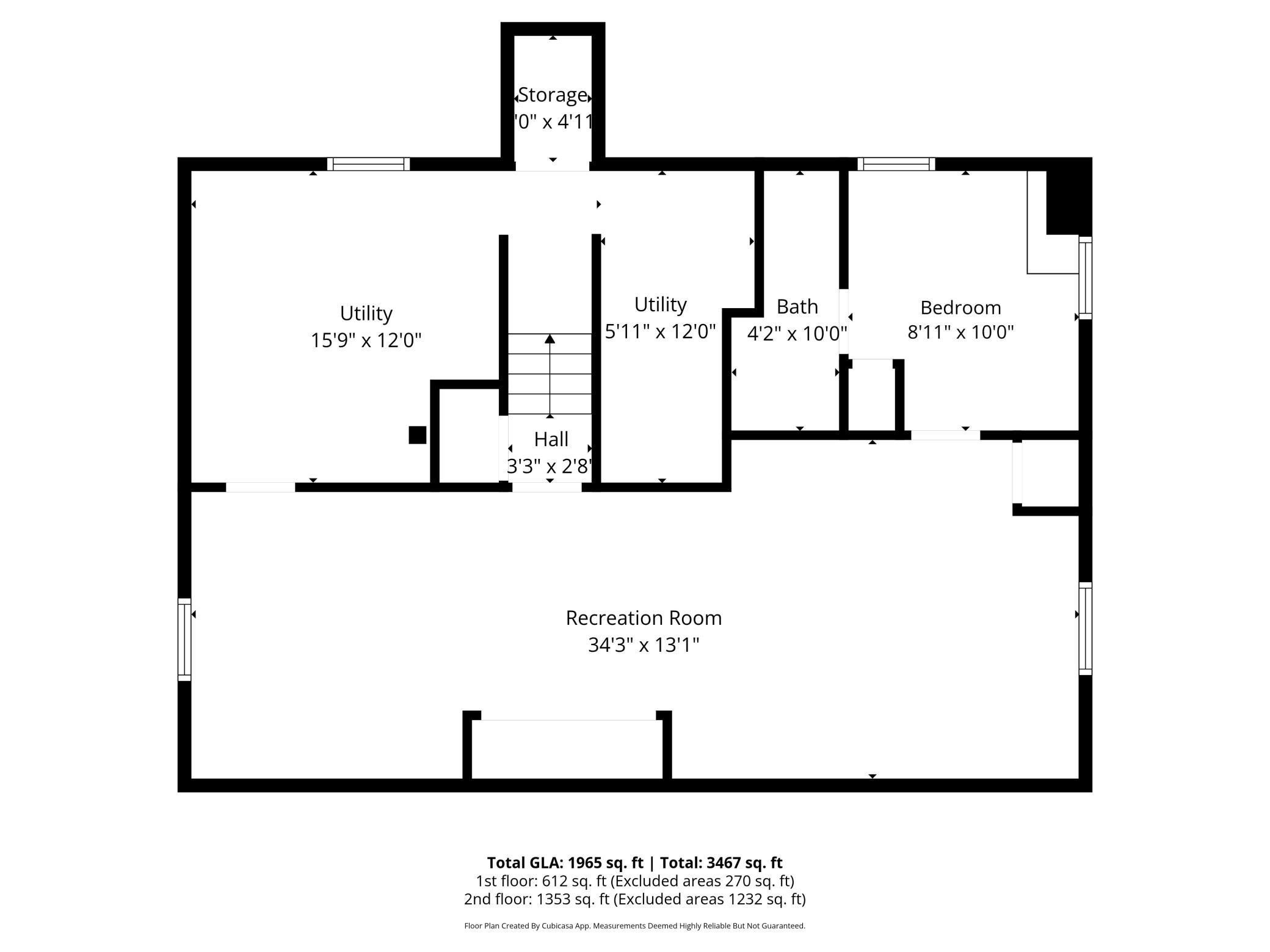 Lower Level Floorplan