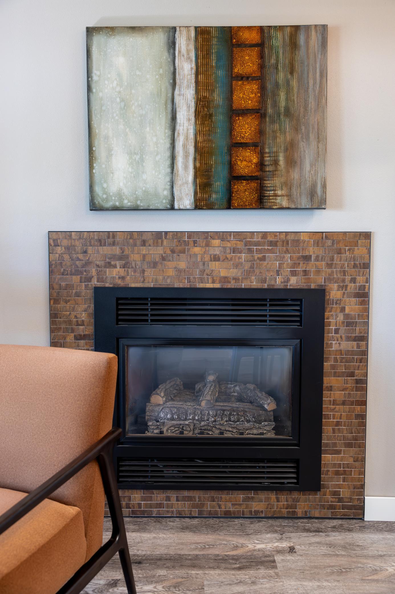 Gas fireplace