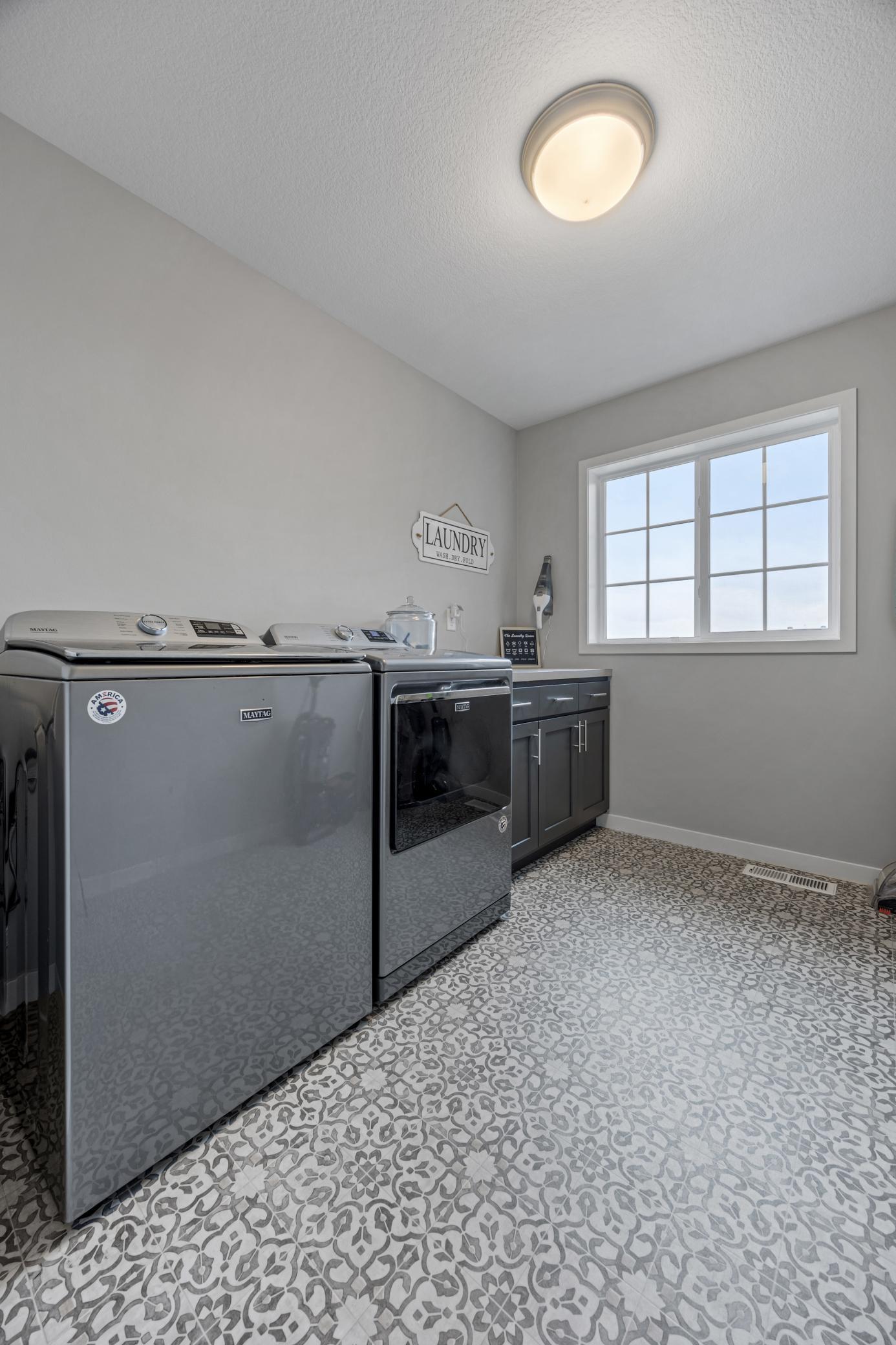 Laundry upstairs