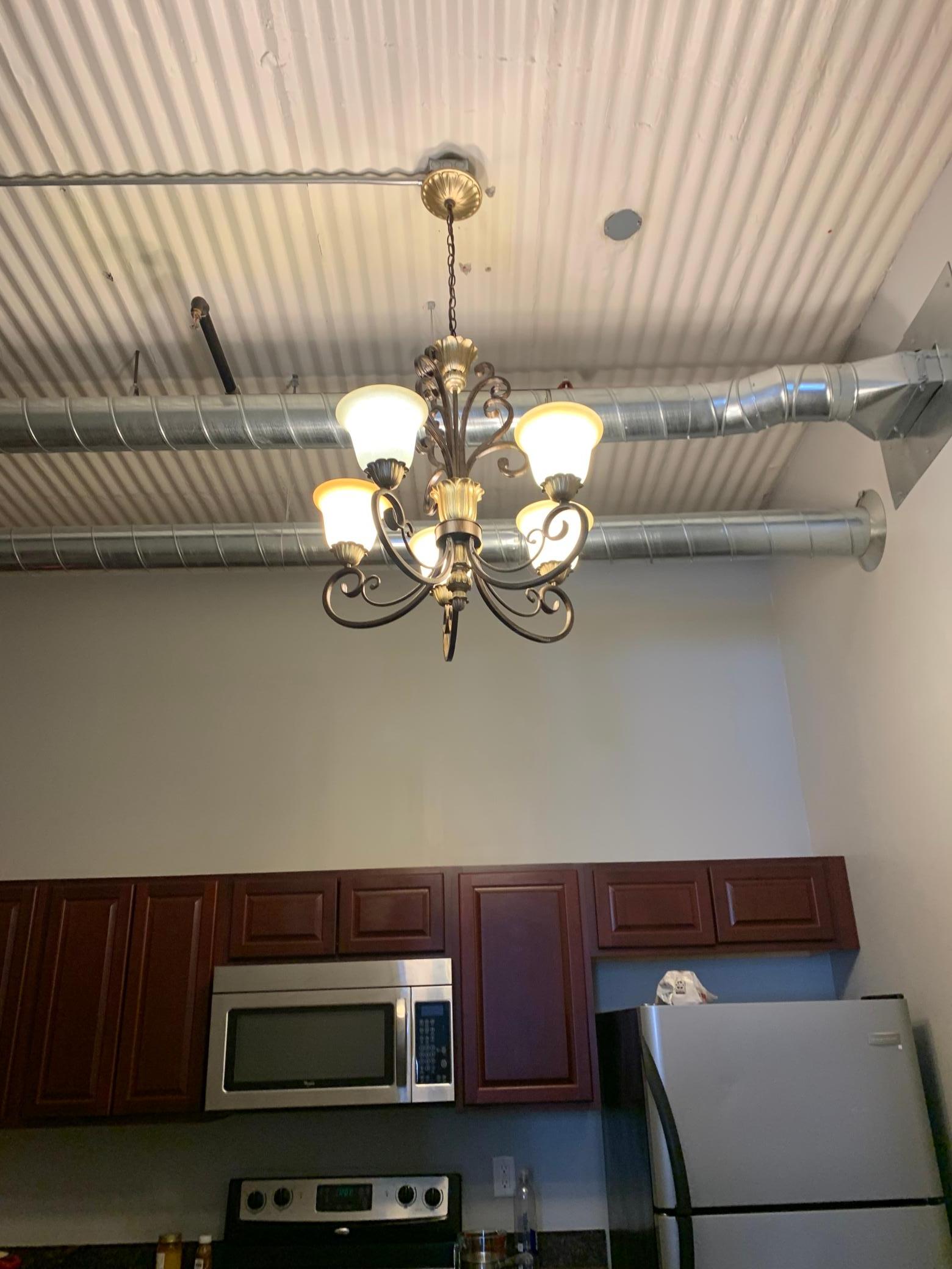 High Ceilings throughout apartment