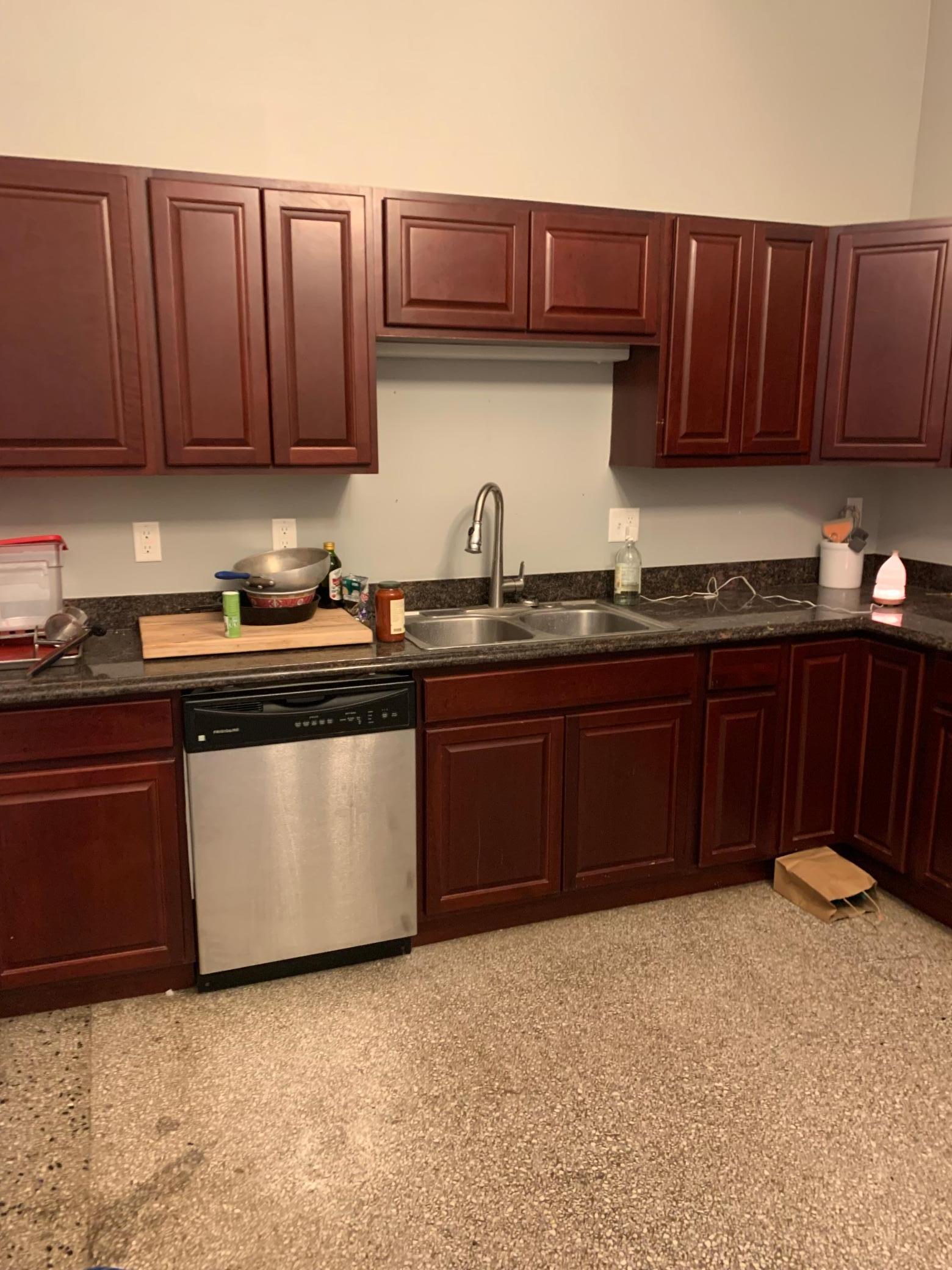 Large Kitchen with Stainless Steel Applinaces
