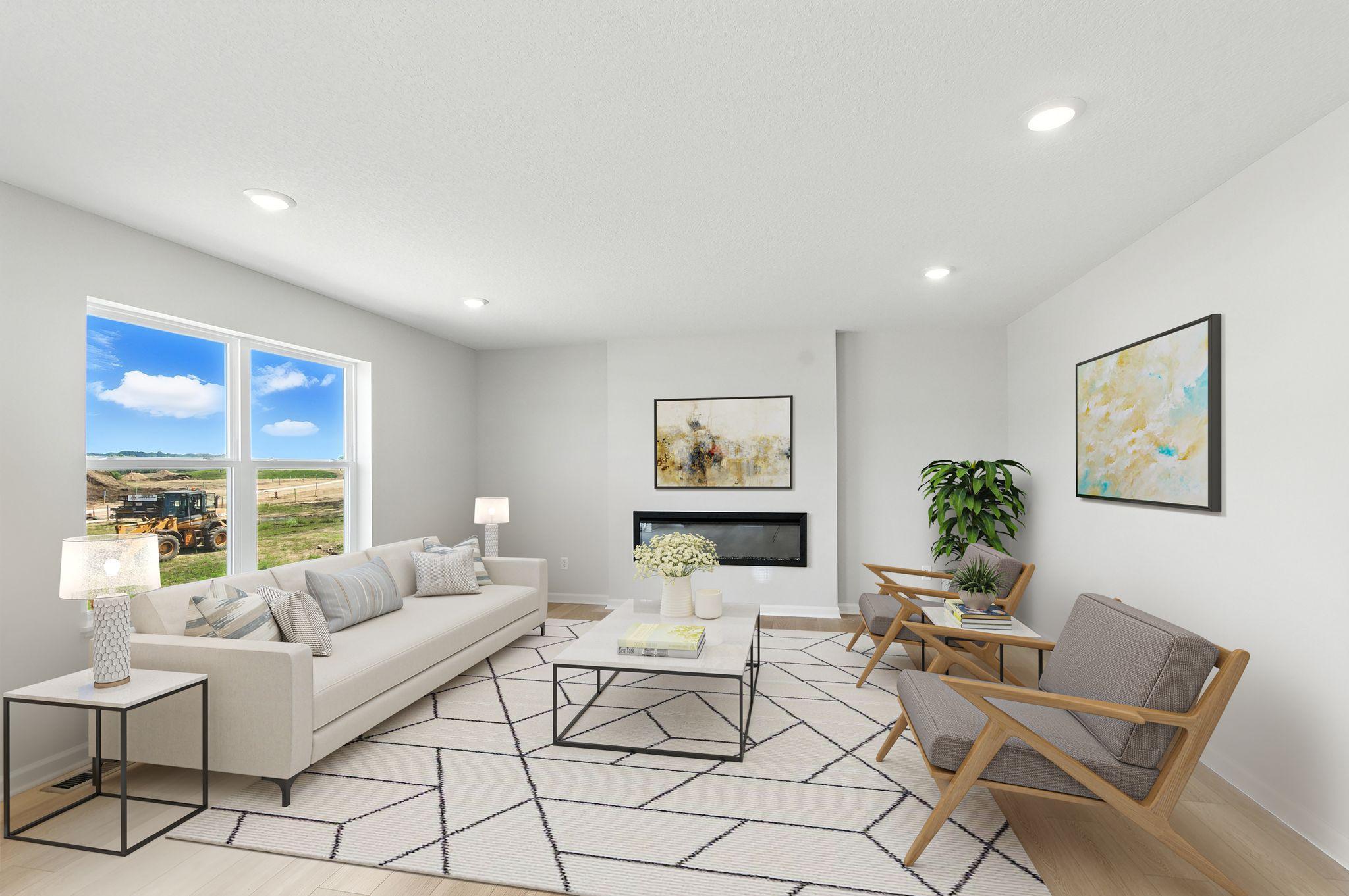 Family Room - Pictures from previously build plan to showcase space. See agent for specific selections.